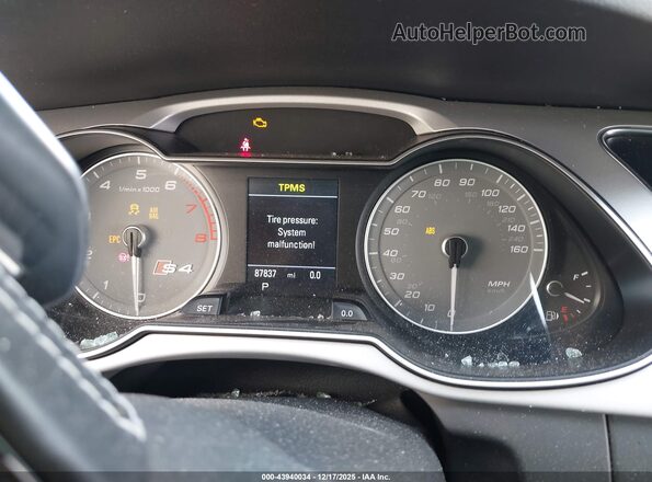 WAUBGAFL7GA010439 2016 AUDI S4 Black Widok tylnych siedzeń