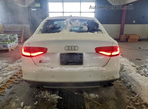 WAUBGAFL8GA009994 2016 AUDI S4 White Widok z tyłu