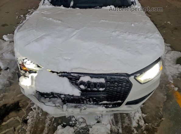 WAUBGAFL8GA009994 2016 AUDI S4 White Widok wnętrza z tyłu