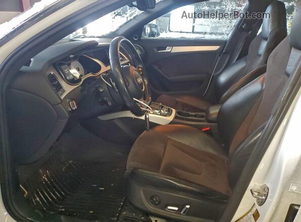 WAUBGAFL8GA009994 2016 AUDI S4 White Widok wnętrza z przodu