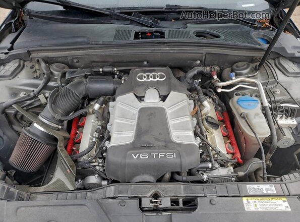 WAUBGAFL9GA002147 2016 AUDI S4 Gray Սալոնի հետևի տեսք
