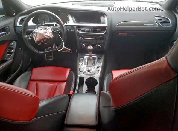 WAUBGAFL9GA002147 2016 AUDI S4 Gray Առջևի վահանակի տեսք