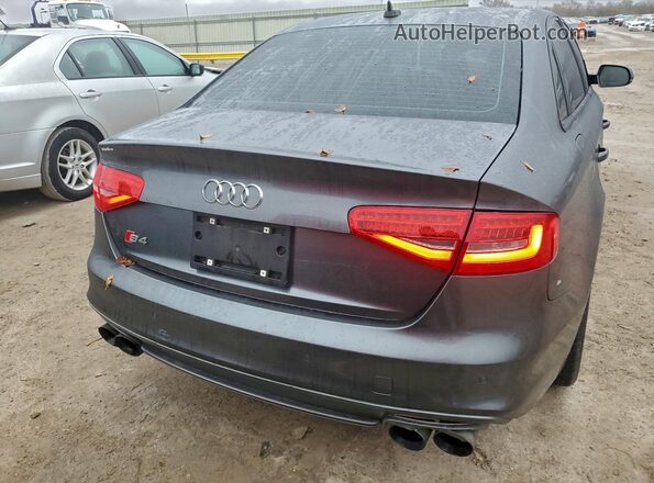 WAUBGAFL9GA002147 2016 AUDI S4 Gray Հետևի տեսք