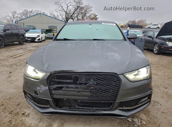 WAUBGAFL9GA002147 2016 AUDI S4 Gray Դիմացի տեսք