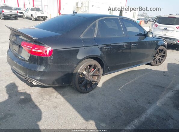 WAUBGAFL9GA002696 2016 AUDI S4 Black Tył prawy