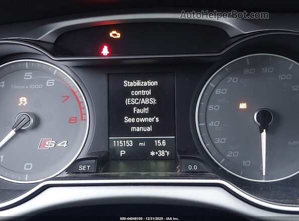 WAUBGAFL9GA004335 2016 AUDI S4 Blue Вид задніх сидінь