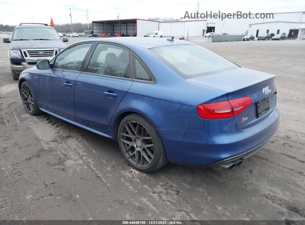 WAUBGAFL9GA004335 2016 AUDI S4 Blue Задня ліва чверть