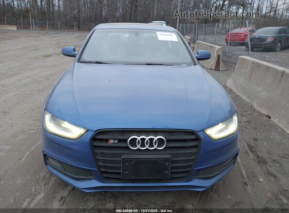WAUBGAFL9GA004335 2016 AUDI S4 Blue Вид щитка приладів