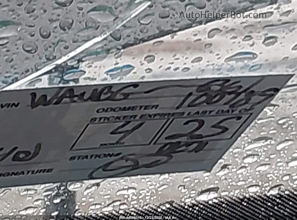 WAUBGAFL9GA006361 2016 AUDI S4 Gray 