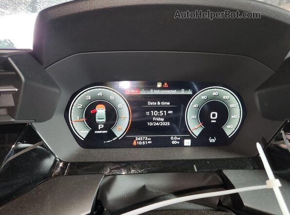 WAUBUDGY8PA031174 2023 AUDI OTHER Silver Instrument cluster view