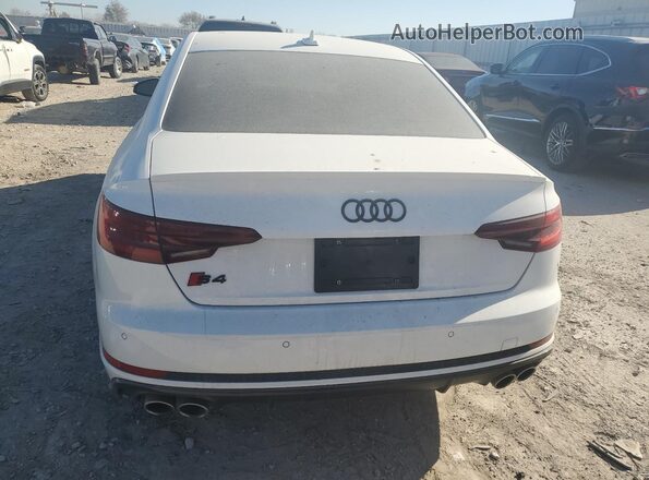 WAUC4AF4XKA000762 2019 AUDI S4 White Vista trasera