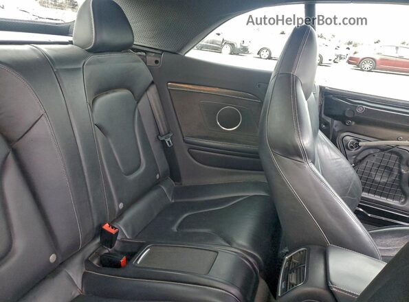 WAUC4AFH1GN009076 2016 AUDI S5 Black Widok tylnych siedzeń