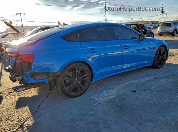WAUC4CF50LA013607 2020 AUDI S5 Blue Tył prawy