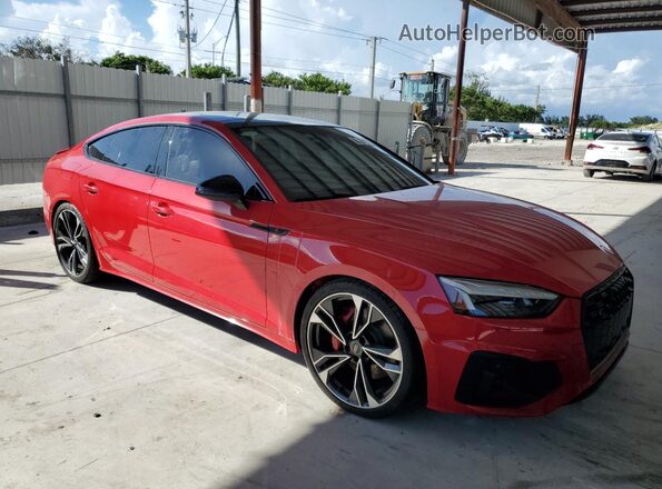 WAUC4CF51NA025123 2022 AUDI S5 Red Front right