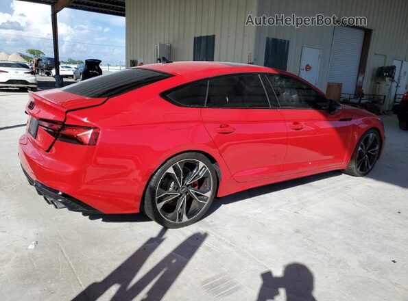 WAUC4CF51NA025123 2022 AUDI S5 Red Rear right