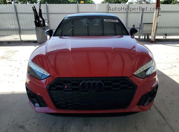 WAUC4CF51NA025123 2022 AUDI S5 Red Front view
