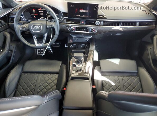 WAUC4CF51NA025123 2022 AUDI S5 Red Dashboard view