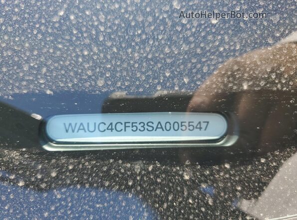 WAUC4CF53SA005547 2025 AUDI S5 Black Widok komory silnika