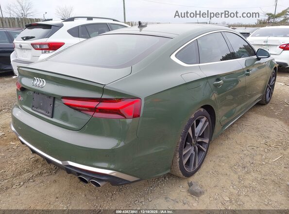 WAUC4CF55NA011807 2022 AUDI S5 Зеленый Задняя правая четверть