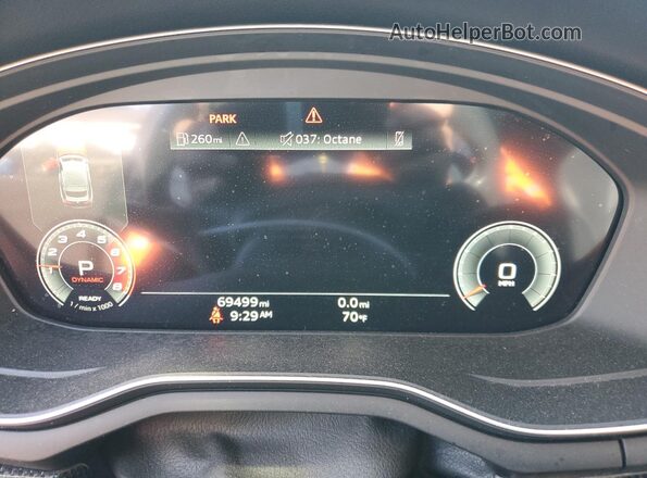WAUC4CF56MA026752 2021 AUDI S5 Black Вид щитка приладів