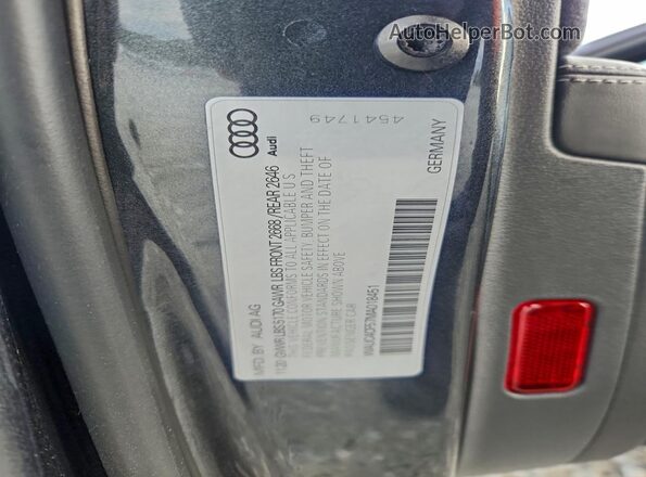 WAUC4CF57MA018451 2021 AUDI S5 Gray Vista del compartimento del motor