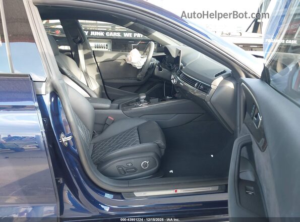 WAUC4CF57SA009312 2025 AUDI S5 Dark Blue Widok wnętrza z przodu