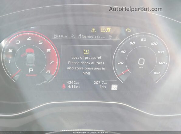WAUC4CF57SA009312 2025 AUDI S5 Dark Blue Widok tylnych siedzeń