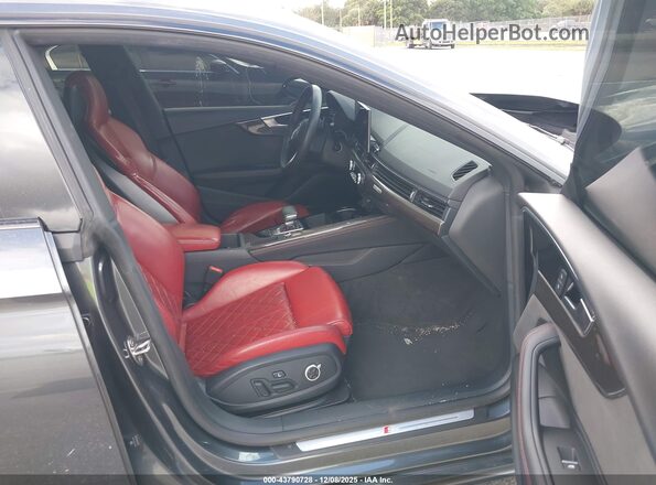 WAUC4CF59MA008682 2021 AUDI S5 Gray Widok wnętrza z przodu