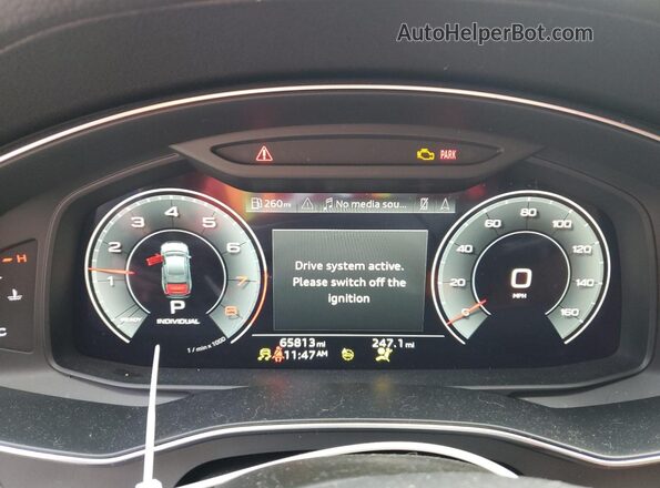 WAUD8AF28MN023234 2021 AUDI OTHER Blue Vista del cuadro de instrumentos