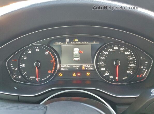 WAUDAAF49NN002268 2022 AUDI OTHER Black Widok zestawu wskaźników