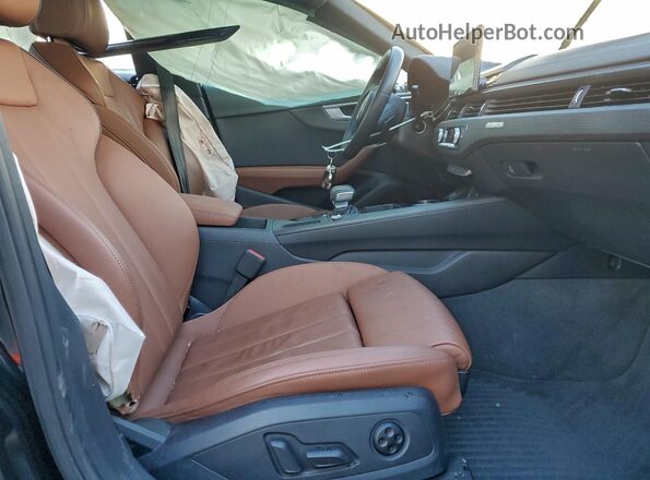 WAUDAAF49NN002268 2022 AUDI OTHER Black Widok wnętrza z przodu