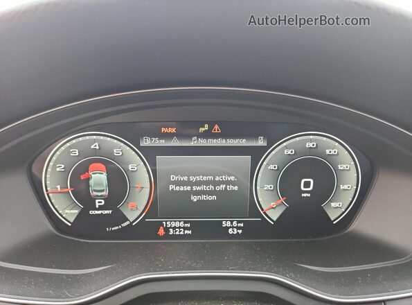WAUDACF50RA096655 2024 AUDI OTHER Черный Вид щитка приборов