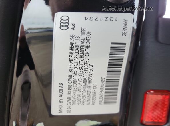 WAUDACF50RA096655 2024 AUDI OTHER Черный Вид подкапотного пространства