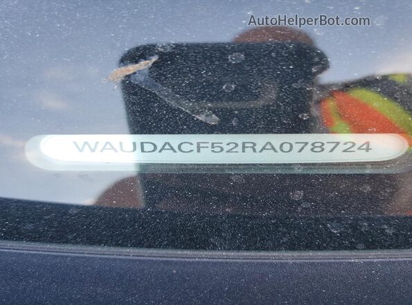 WAUDACF52RA078724 2024 AUDI OTHER Gray Vista del compartimento del motor