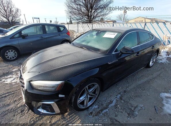 WAUDACF57NA008808 2022 AUDI OTHER Black წინა მარცხენა ხედი სამი მეოთხედიდან