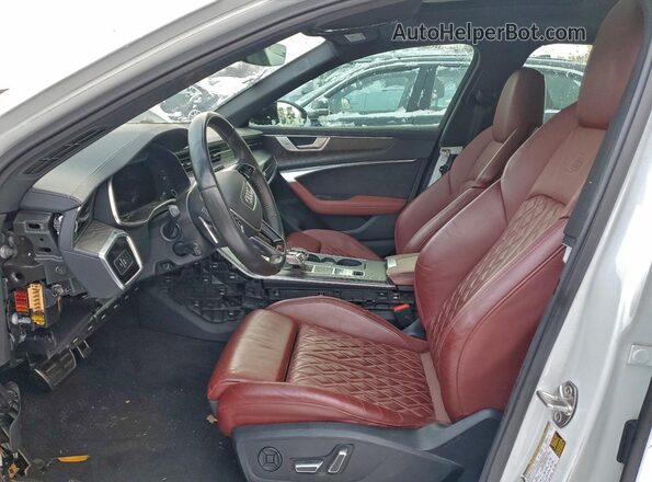 WAUDFAF23LN042567 2020 AUDI S6 White Front interior view
