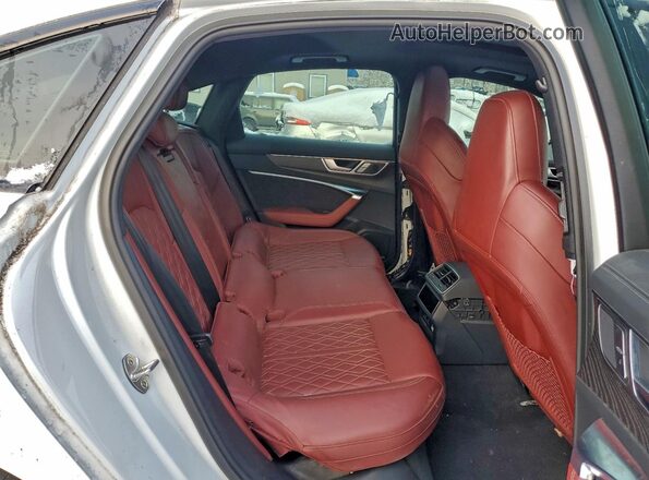 WAUDFAF23LN042567 2020 AUDI S6 White Rear seats view