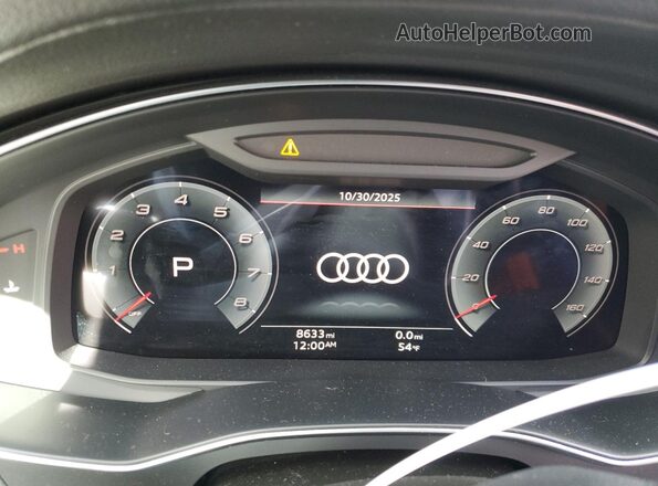 WAUDFBF28SN011108 2025 AUDI S6 Black Սարքավորումների վահանակի տեսք