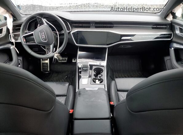 WAUDFBF28SN011108 2025 AUDI S6 Black Առջևի վահանակի տեսք