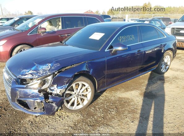 WAUDNAF49KA112762 2019 AUDI OTHER Blue Przód lewy