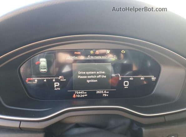 WAUEAAF42NN013746 2022 AUDI OTHER Черный Вид щитка приборов