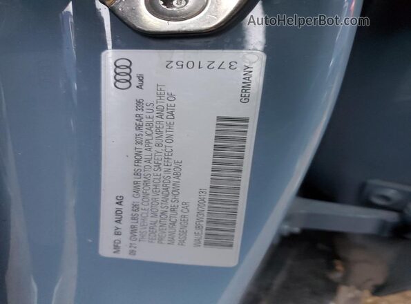 WAUEJBFW3N7004131 2022 AUDI E-TRON Gray Vista del compartimento del motor