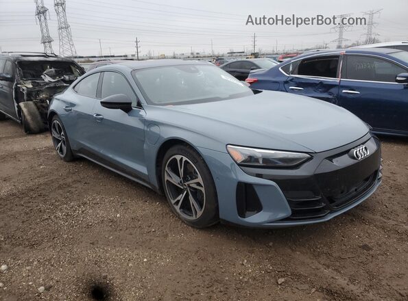 WAUEJBFW3N7004131 2022 AUDI E-TRON Gray Delantero derecho