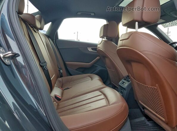 WAUENAF49JA016990 2018 AUDI OTHER Gray Widok tylnych siedzeń