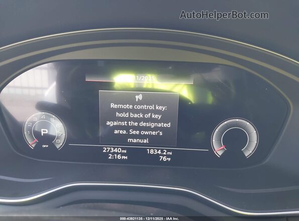 WAUFACF55PA032391 2023 AUDI OTHER Белый Вид задних сидений