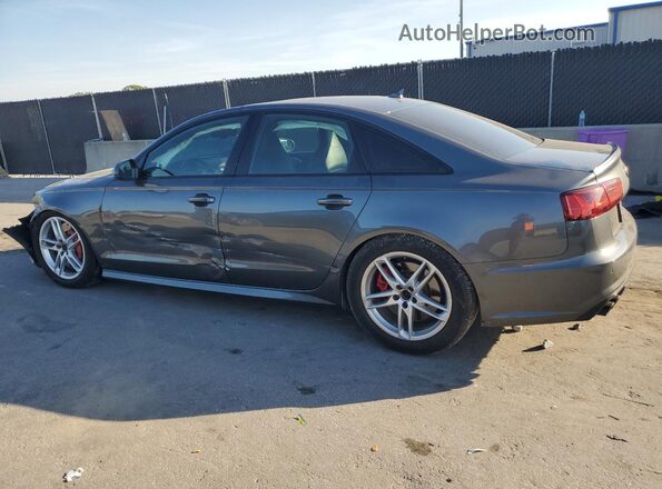 WAUFFAFC6JN025793 2018 AUDI S6 Gray Задня ліва чверть