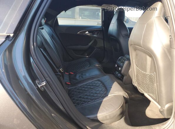 WAUFFAFC6JN025793 2018 AUDI S6 Gray Вид задніх сидінь