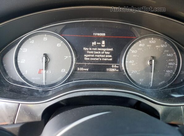 WAUFFAFC6JN025793 2018 AUDI S6 Gray Вид щитка приладів
