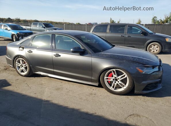 WAUFFAFC6JN025793 2018 AUDI S6 Gray Передня права чверть