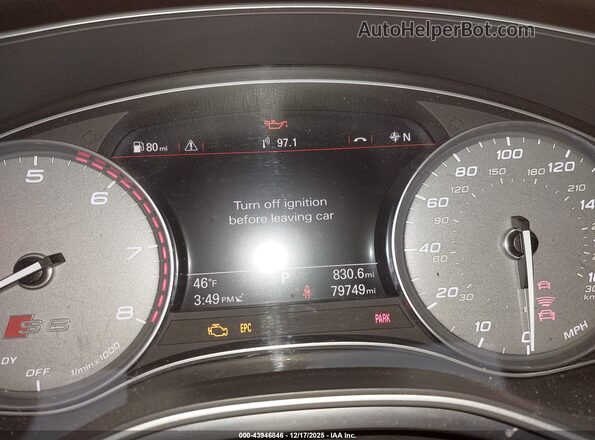 WAUFFAFC9JN040921 2018 AUDI S6 Серый 